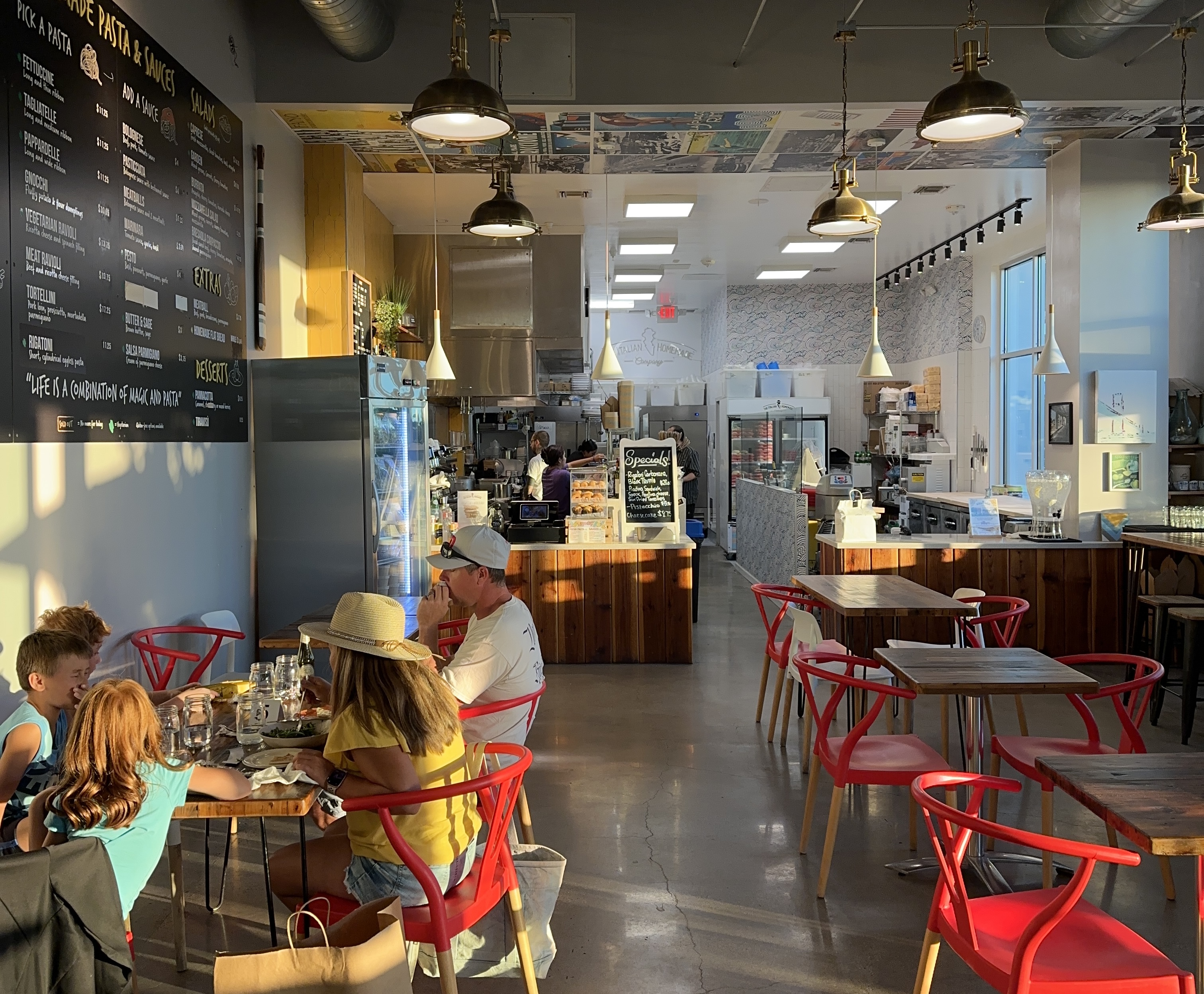 Interior of The Italian Homemade Company